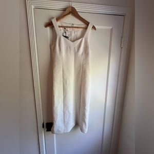 Beautiful White Quilted Dress